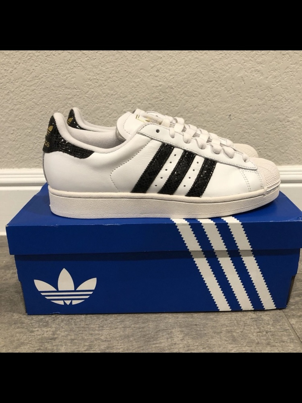 New Adidas Superstar II Unisex Sneakers Mens Shoes Size 9.5 | Womens Size 10.5